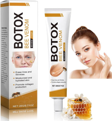 Boto-x Bee Venom Cream Wrinkle Firming Removal,Lifting,Moisturizing,& Recovery for All Skin Type,Anti-Aging Bee Venom Creaming,Face Cream-Moisturiser (1pcs, regular)