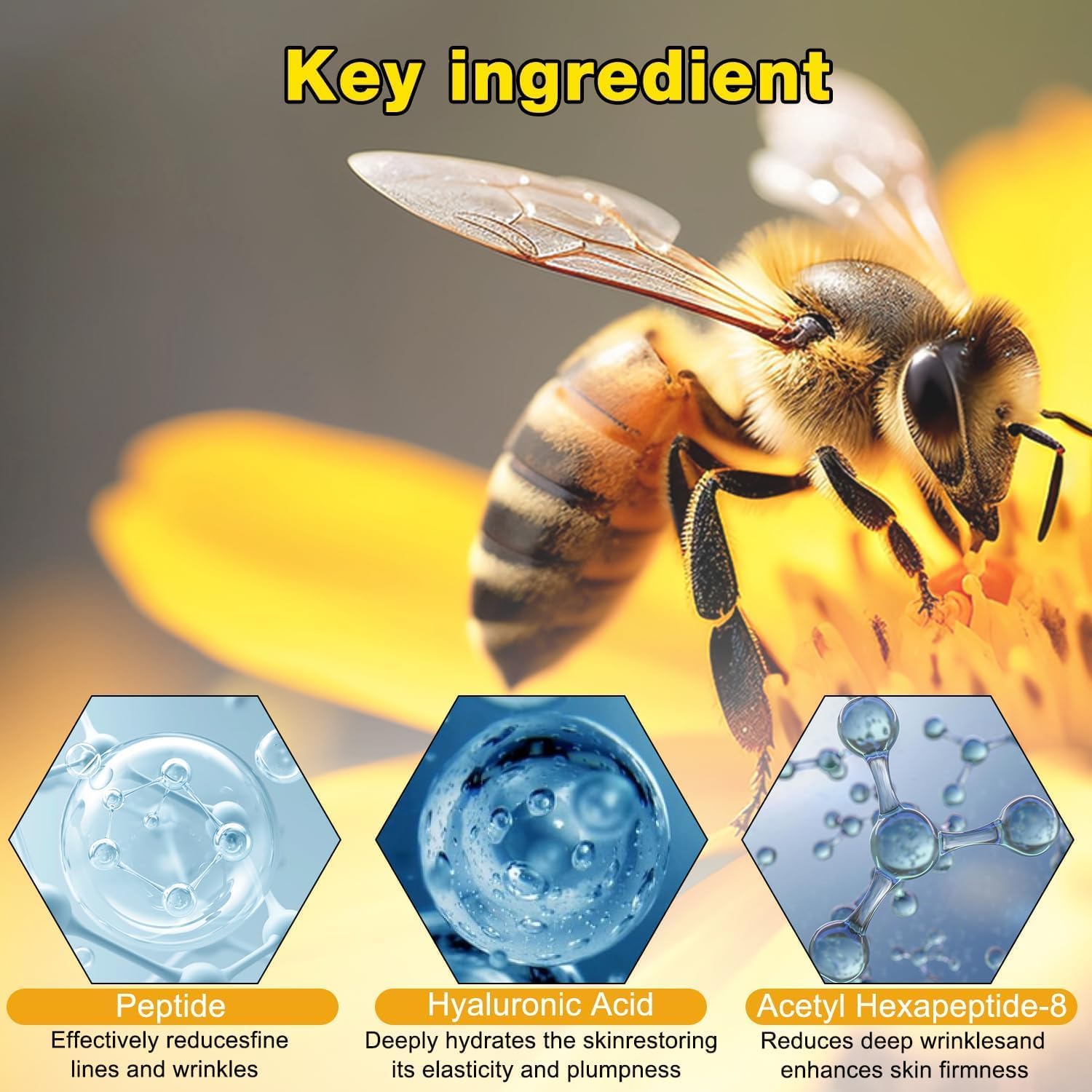 Boto-x Bee Venom Cream Wrinkle Firming Removal,Lifting,Moisturizing,& Recovery for All Skin Type,Anti-Aging Bee Venom Creaming,Face Cream-Moisturiser (1pcs, regular)